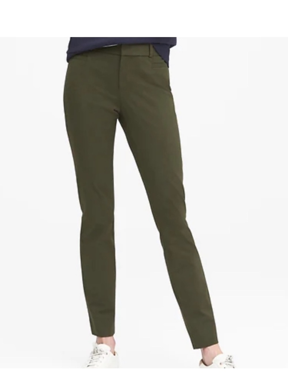 NWT Banana Republic Sloan Olive Green Dress Pants Size 0 Regular